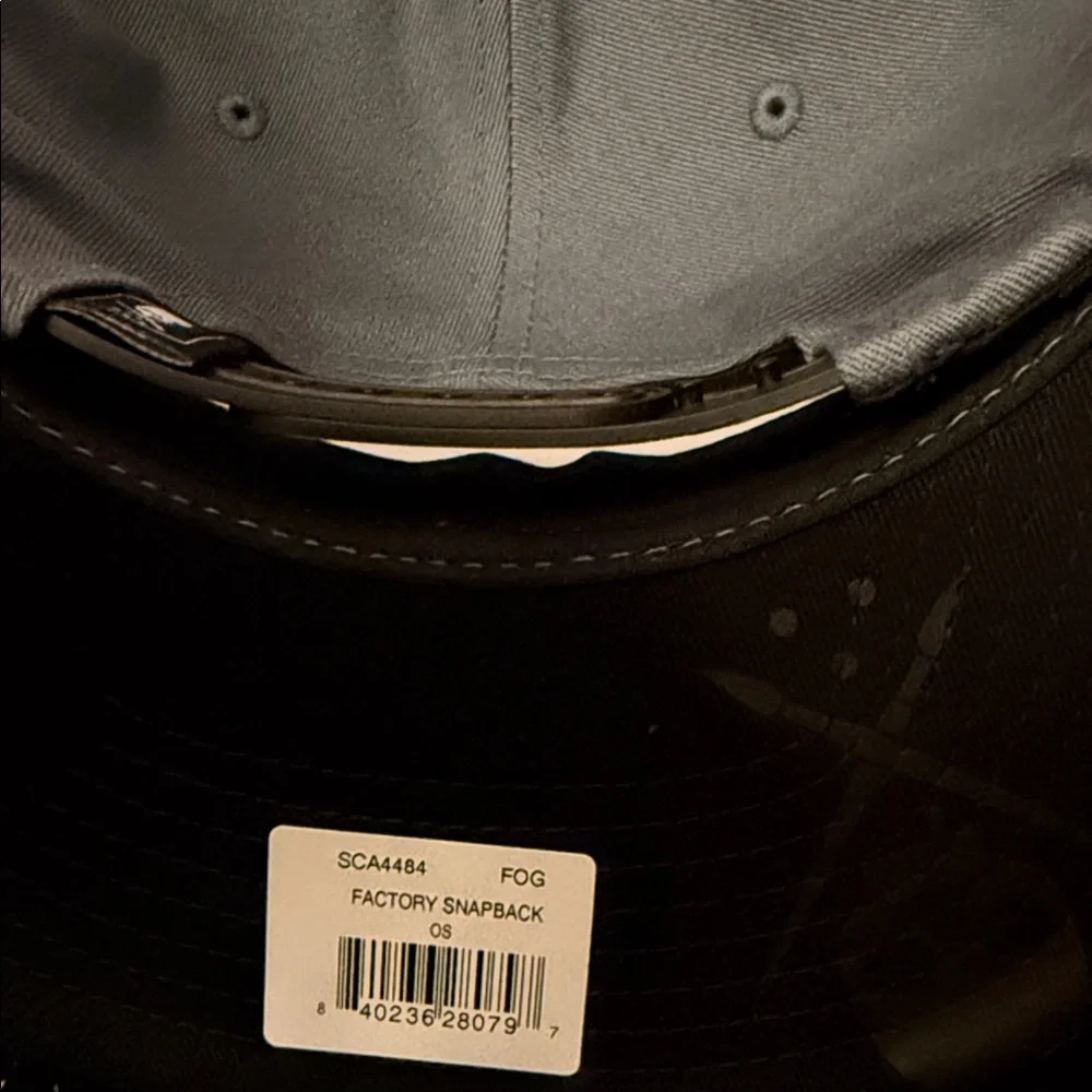 Sullen Men's Tattoo Lifestyle Factory Snapback Adjustable Hat (Fog) - Picture 4 of 4